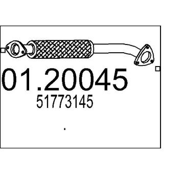 Výfuková trubka MTS 01.20045