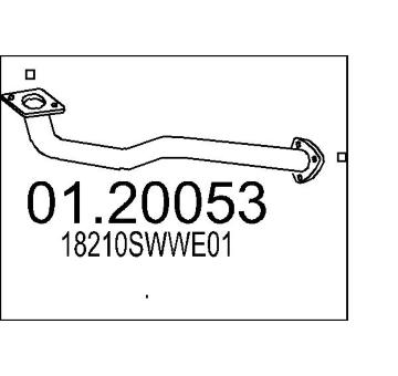 Výfuková trubka MTS 01.20053