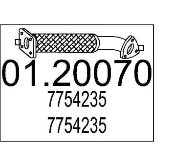 Výfuková trubka MTS 01.20070