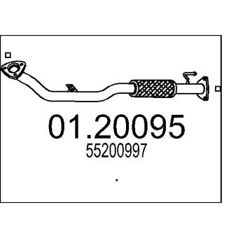 Výfuková trubka MTS 01.20095