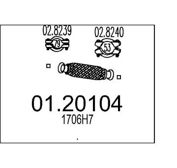 Výfuková trubka MTS 01.20104