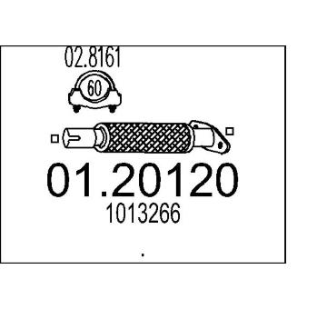 Výfuková trubka MTS 01.20120