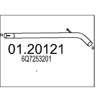 Výfuková trubka MTS 01.20121