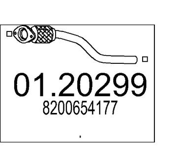 Výfuková trubka MTS 01.20299