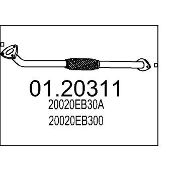 Výfuková trubka MTS 01.20311