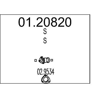 Výfuková trubka MTS 01.20820