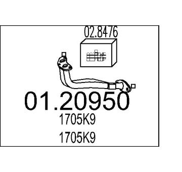 Výfuková trubka MTS 01.20950