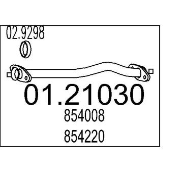 Výfuková trubka MTS 01.21030