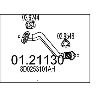 Výfuková trubka MTS 01.21130