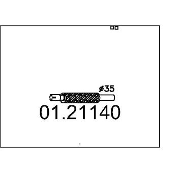 Výfuková trubka MTS 01.21140