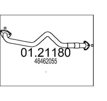 Výfuková trubka MTS 01.21180