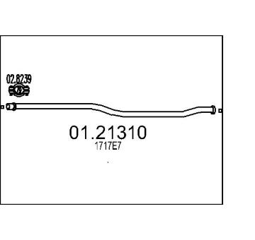 Výfuková trubka MTS 01.21310