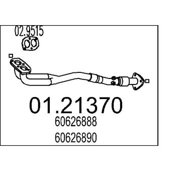 Výfuková trubka MTS 01.21370