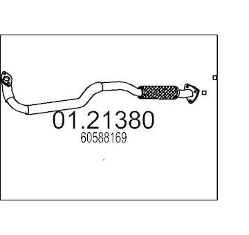 Výfuková trubka MTS 01.21380