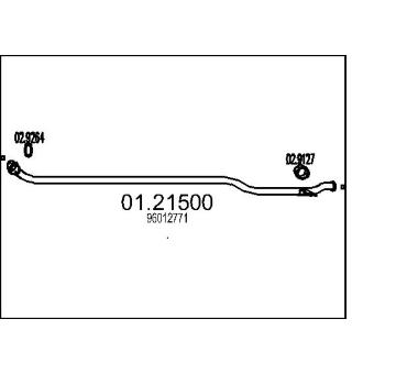 Výfuková trubka MTS 01.21500