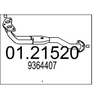 Výfuková trubka MTS 01.21520