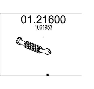 Výfuková trubka MTS 01.21600