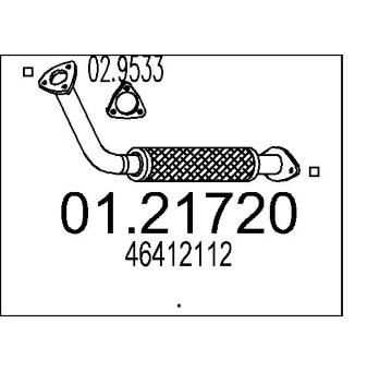 Výfuková trubka MTS 01.21720