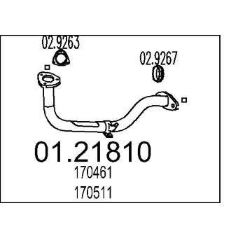 Výfuková trubka MTS 01.21810