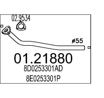 Výfuková trubka MTS 01.21880