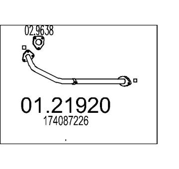 Výfuková trubka MTS 01.21920