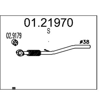 Výfuková trubka MTS 01.21970