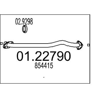 Výfuková trubka MTS 01.22790