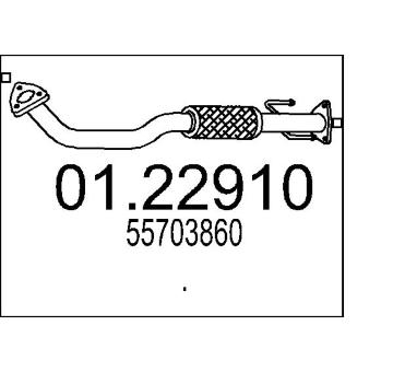Výfuková trubka MTS 01.22910