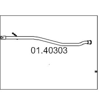 Výfuková trubka MTS 01.40303