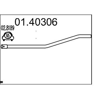 Výfuková trubka MTS 01.40306