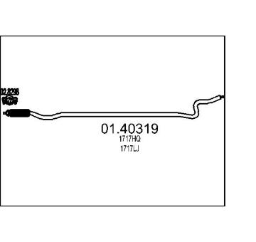 Výfuková trubka MTS 01.40319