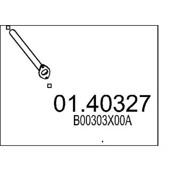 Výfuková trubka MTS 01.40327