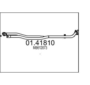 Výfuková trubka MTS 01.41810