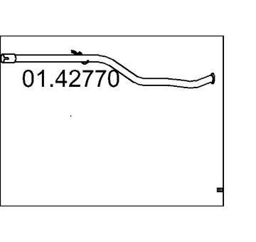 Výfuková trubka MTS 01.42770