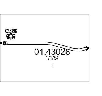 Výfuková trubka MTS 01.43028