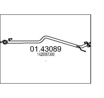 Výfuková trubka MTS 01.43089