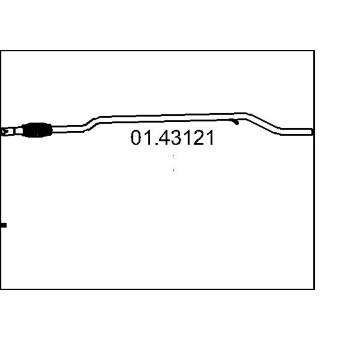 Výfuková trubka MTS 01.43121