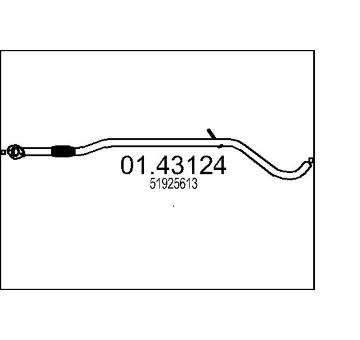 Výfuková trubka MTS 01.43124
