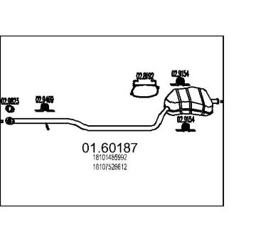 Zadní tlumič výfuku MTS 01.60187