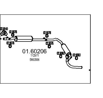 Zadní tlumič výfuku MTS 01.60206