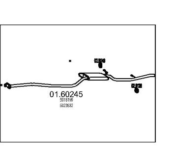 Zadní tlumič výfuku MTS 01.60245