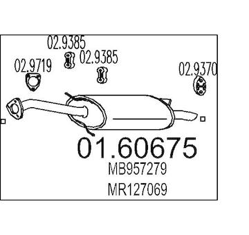 Zadní tlumič výfuku MTS 01.60675