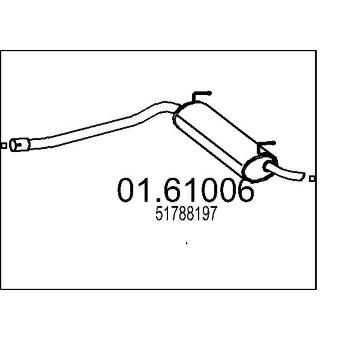 Zadni tlumic vyfuku MTS 01.61006