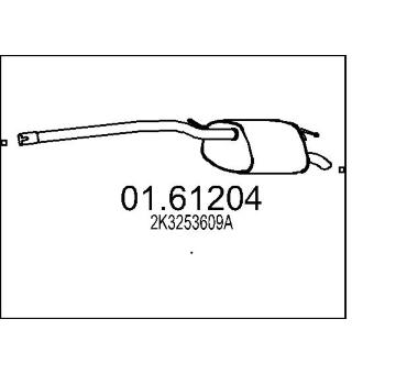 Zadni tlumic vyfuku MTS 01.61204