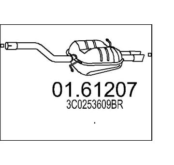 Zadni tlumic vyfuku MTS 01.61207