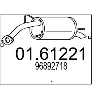 Zadni tlumic vyfuku MTS 01.61221