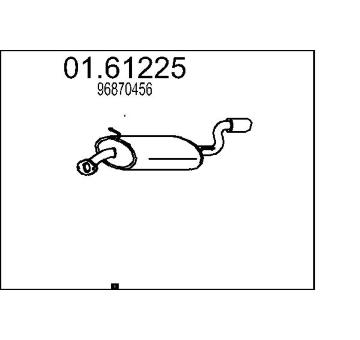 Zadni tlumic vyfuku MTS 01.61225