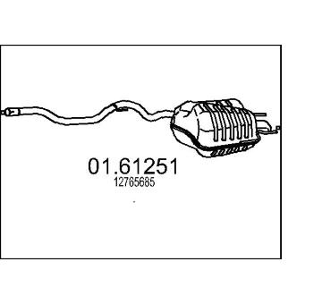 Zadni tlumic vyfuku MTS 01.61251