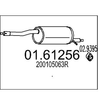 Zadni tlumic vyfuku MTS 01.61256