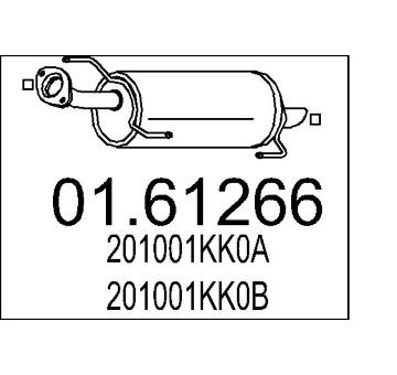 Zadni tlumic vyfuku MTS 01.61266